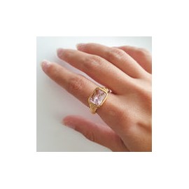 Anillo Kyara (rosa)