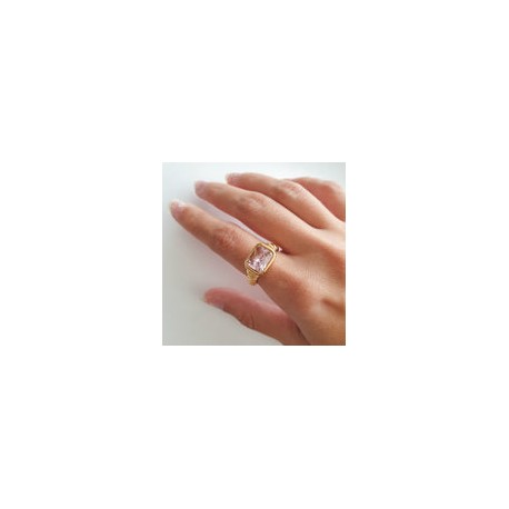 Anillo Kyara (rosa)