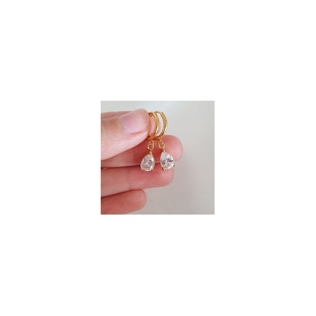 Aretes Aire (blancos)